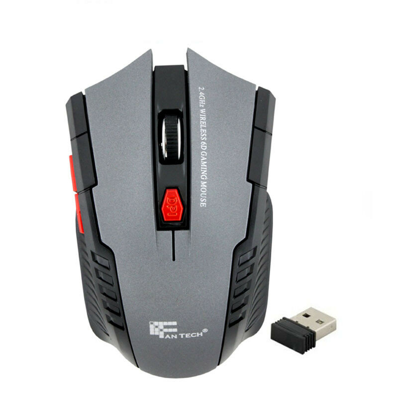 2.4ghz mini portátil sem fio do rato do jogo óptico recarregável ergonômico mouse silencioso pc com usb receptor mause moda