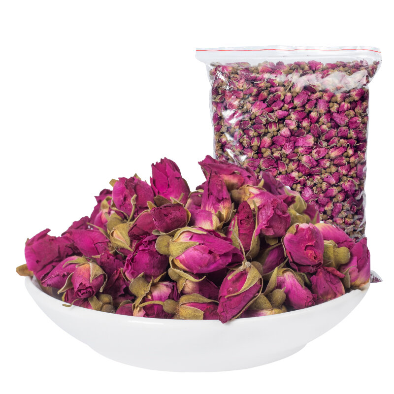 ชาดอกไม้ Rose Tea Pingyin กุหลาบ Bud Bud ดอกไม้ Bud แห้ง-ชาชงความงามและชาความงาม100G