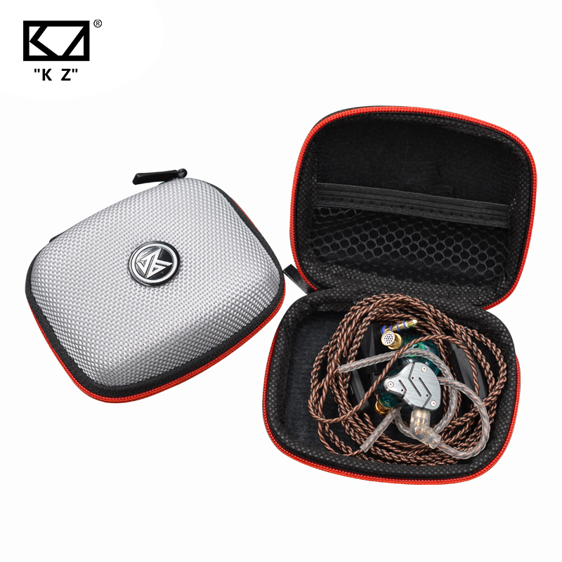 KZ-estuche para auriculares, bolsa de almacenamiento portátil, accesorios para auriculares