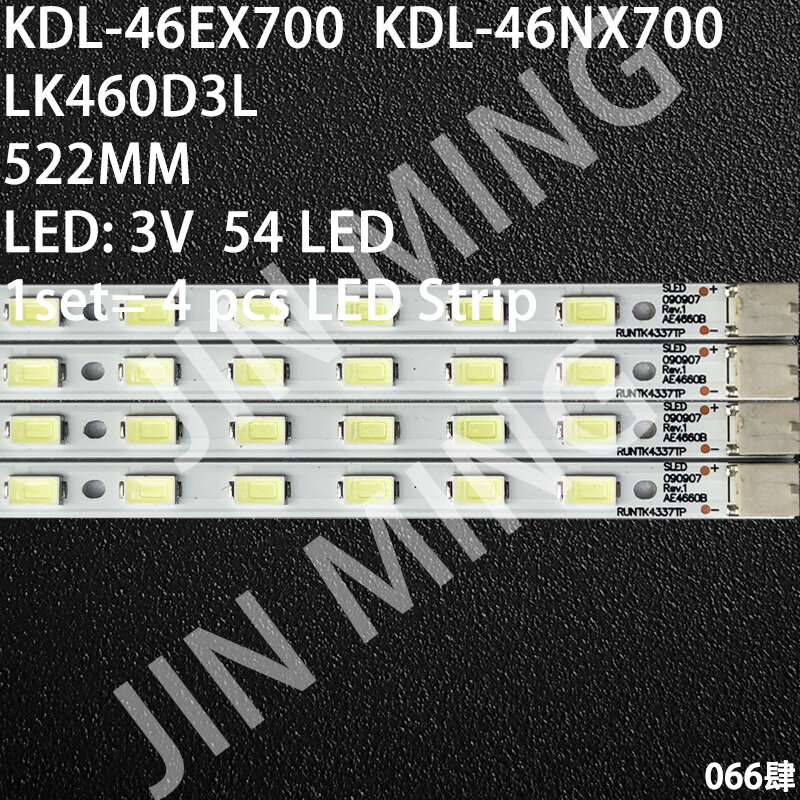 Tira de luz de fundo led para sony KDL-46EX700 KDL-46NX700 runtk4337tp