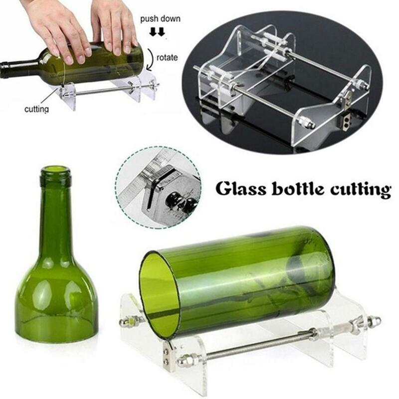 Glass Bottle Cutter Tool Professional For Bottles Glass Alloy Cutter Machine Bottle-Cutter Wheel Tool Superhard Beer Cuttin Q0V9