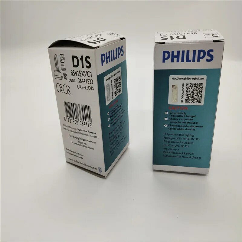 Darmowa wysyłka 1Pc i 2 sztuk i 4 sztuk oryginalny Philips samochodowe żarówki ksenonowe D1S x-treme Vision + 50% 85415 Made In Germany dla-bmw