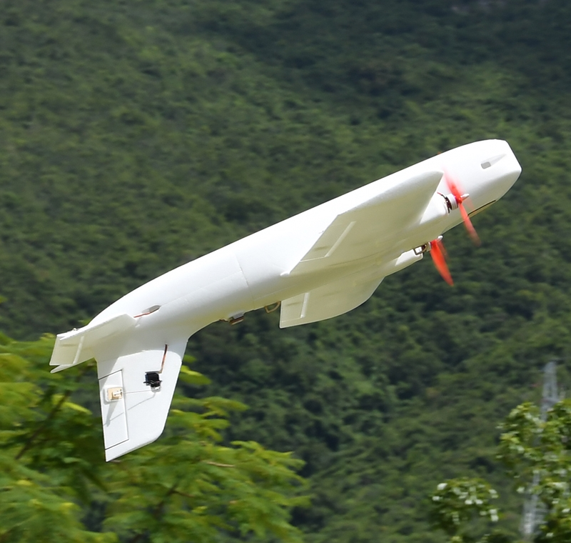 DF Great White Shark Wingspan 1116mm FPV Flying Wing EPP Foam Twin Motor UAV RC aeroplano per bambini giocattoli per bambini
