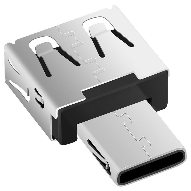 Ginsley USB C Adapter Type C naar USB2.0 Adapter Thunderbolt 3 Type-C Adapter OTG Kabel Voor Macbook pro air Samsung S9/10 USB OTG