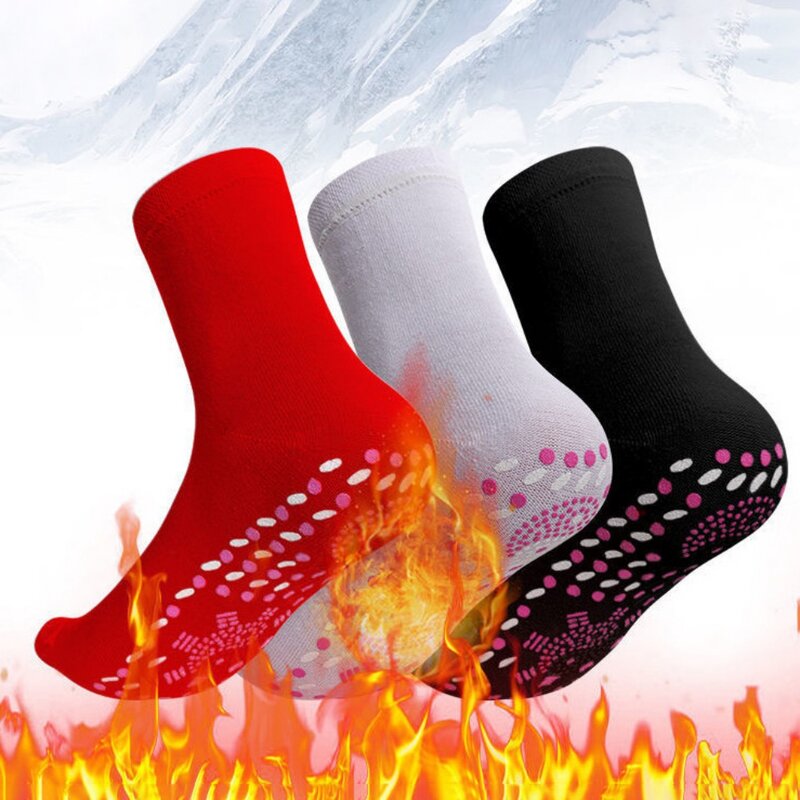 Unisex inverno quente magnética moxibustion massagem meias quentes esqui snowboard ciclismo meias de acampamento viajar meias