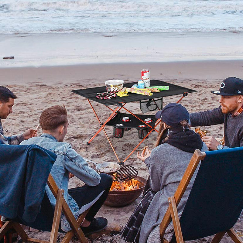 Tragbare Outdoor Camping Tisch Faltbare Schreibtisch Möbel Computer Bett Ultraleicht Aluminium Wandern Klettern Picknick Klapptische