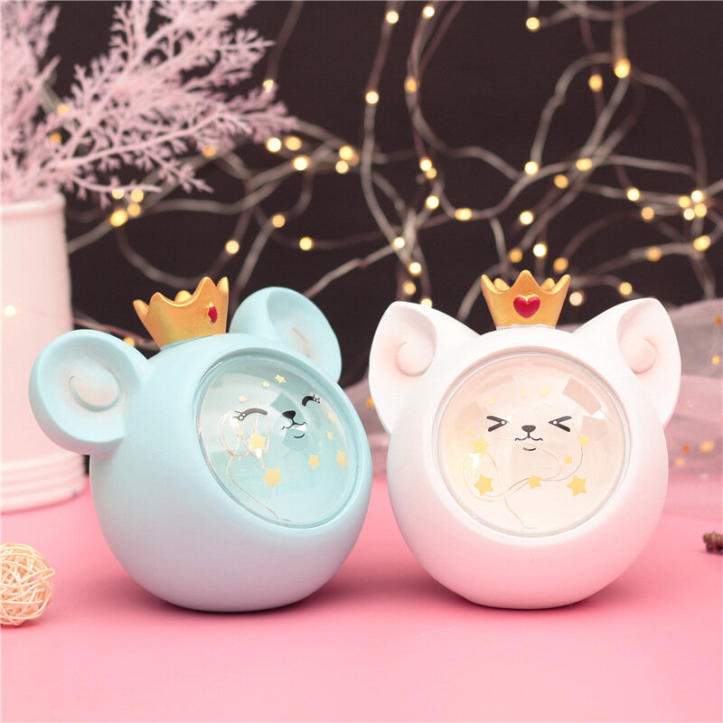 Cute Smiley Cat LED Night Light for Kids Baby Children Nursery Lamps Animal Bedside Lamps Bedroom Decor Christmas Birthday Gift