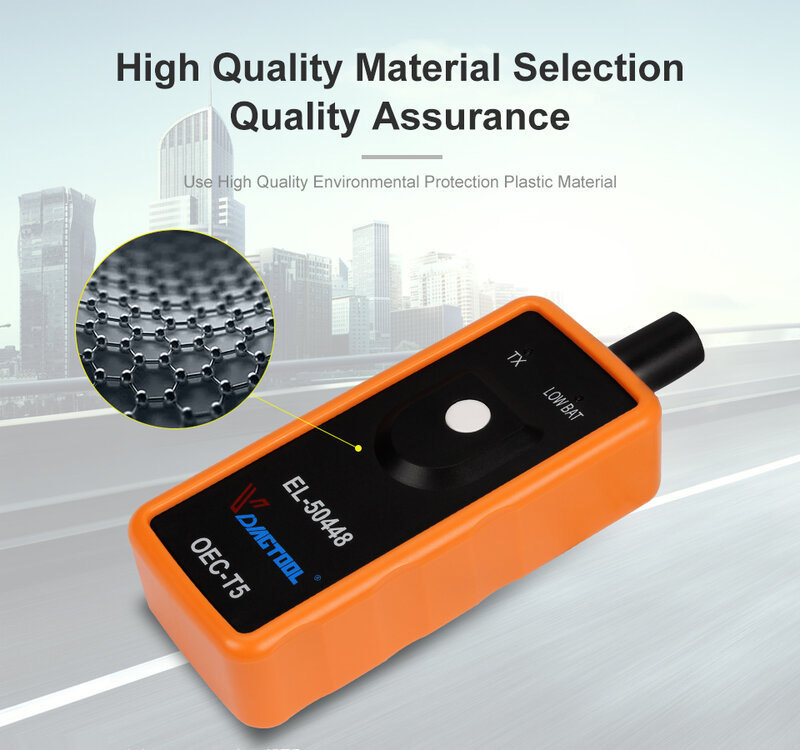 OBD2 Car accessories EL50448 Auto Tire Presure Monitor Sensor OEC-T5 EL 50448 For GM/Opel TPMS Reset Tool EL-50448 Electronic