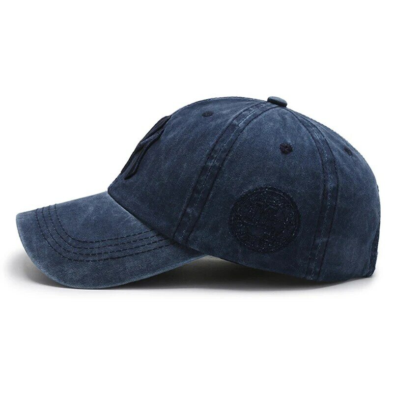 Винтажная бейсболка для мужчин и женщин, модная летняя кепка от солнца с вышивкой моих букв, в стиле хип-хоп, кепка для отца EP0263
