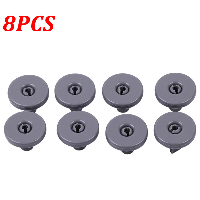 8PCS OD 40mm Dishwasher Basket Wheel for Aeg Favorit Privileg Zanussi Dish Washer Spare Parts Accessories Replacement