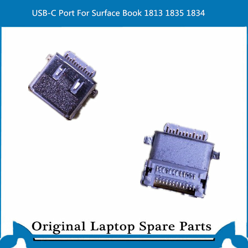 Original USB-C พอร์ตสำหรับพื้นผิว Book 1 2 1813 1832 1834 1835