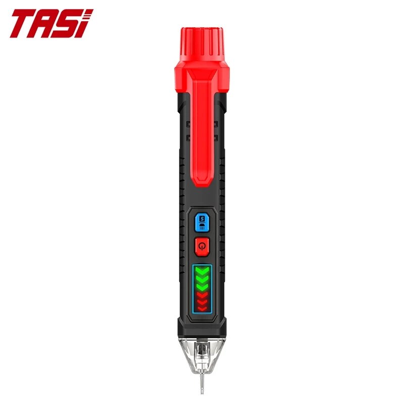 Tasi ta881a intelligente não-contato caneta alarme ac medidor de detector de tensão tester caneta sensor tester testen potlood