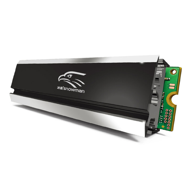 Dissipatore di calore pupazzo di neve dissipatore di calore M.2 dissipatore di calore SSD in rame 2280 disco rigido a stato solido radiatore M.2 NVME NGFF PCI-E per PC Desktop