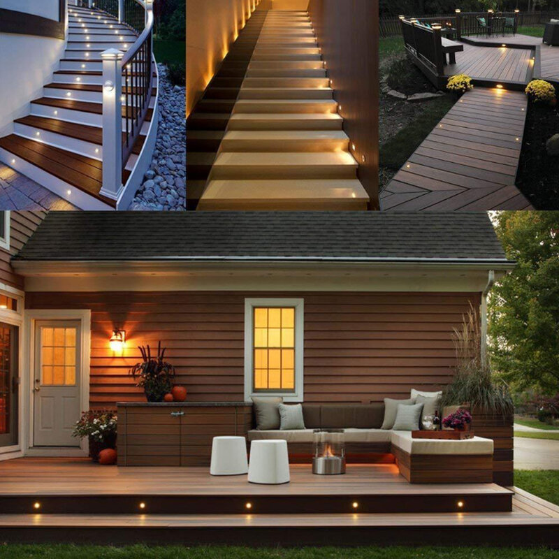 Spot lumineux LED encastrable dans le sol, imperméable, idéal pour une pelouse, des escaliers, un jardin ou un sentier, 9.8W, 96/265V, ue/US/AU/UK, 1 pièces 16 unités