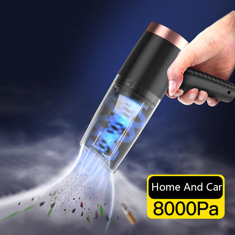 Aspirapolvere senza fili portatile a mano per elettrodomestico aspirapolvere senza fili per auto per la pulizia di macchine per auto