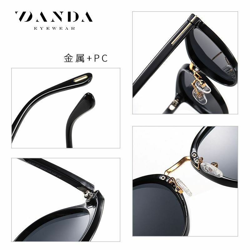Novos óculos de sol polarizados femininos da moda 2209