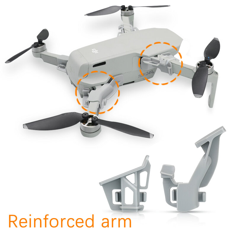 Brazo reforzado para Dron con Soporte Reforzado, protege el brazo de los aviones para DJI Mavic Mini, protege los accesorios del Dron