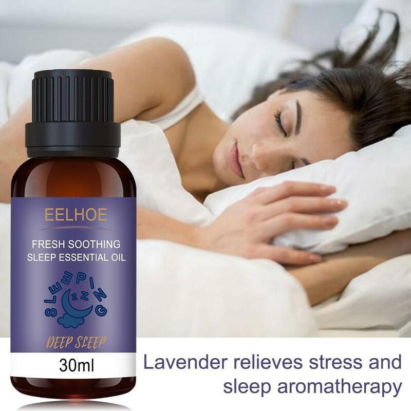 Olio essenziale di lavanda da 30ml olio essenziale per dormire allevia lo Stress sonno diffusore olio aiuta ad alleviare lo Stress cura della pelle migliora il sonno
