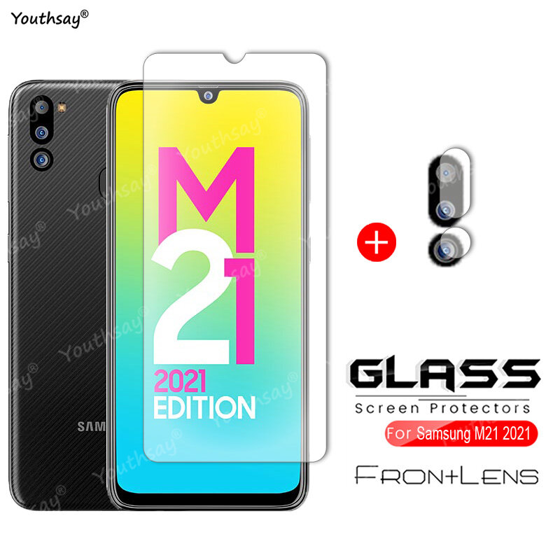 Do Samsung Galaxy M21 2021 szkło hartowane do Galaxy M21 szkło ekran telefonu aparat Protector Film do Samsung M21 2021
