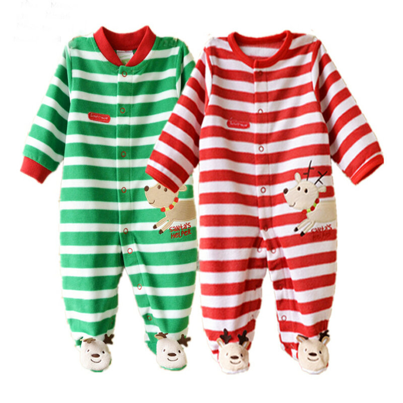 3M-12M Footies neonati neonati ragazze vestiti invernali colorati 100% cotone carattere abbigliamento tute autunnali Unisex