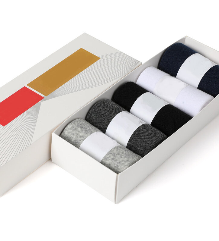 5pairs/lot High Quality Men Cotton Socks New Casual Business meias crossfit Thin Black Socks Deodorant Breathable Man Long Sock