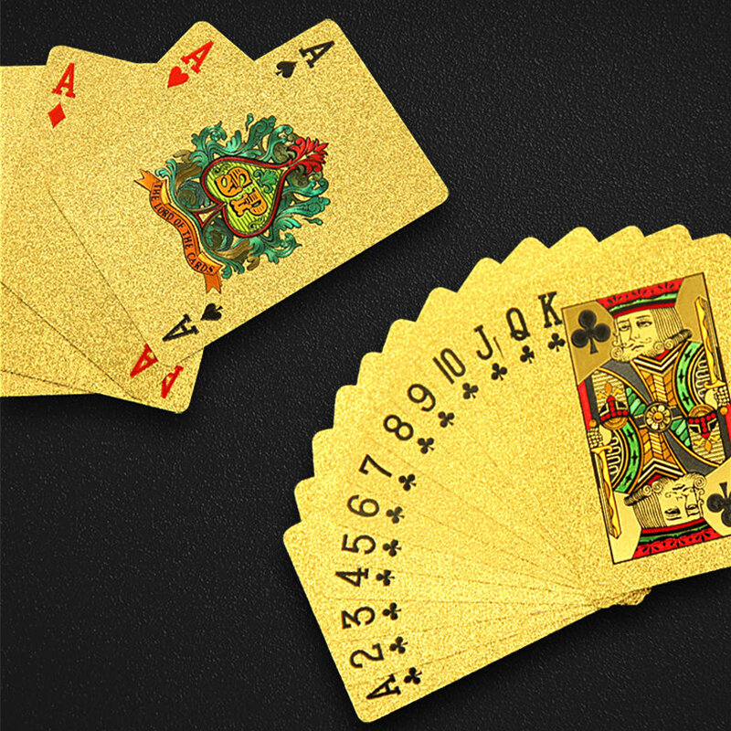 54 sztuk/zestaw jakości wodoodporne pcv z tworzywa sztucznego karty do gry Poker klasyczne magiczne sztuczki narzędzie czysta czerń magiczne pudełko pakowane karty do gry