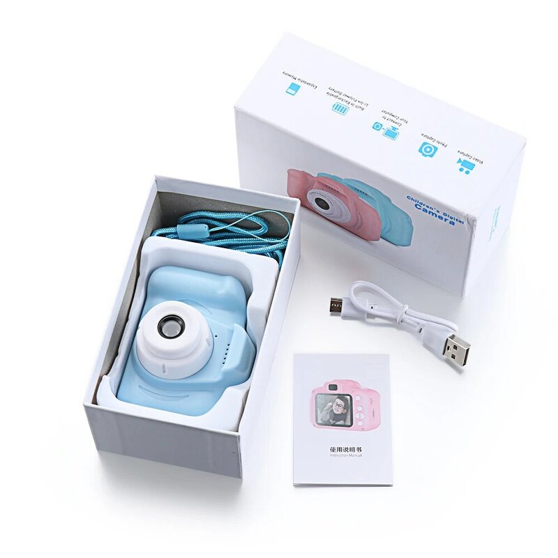어린이 카메라 디지털 HD 미니 1080P 어린이 선물 장난감 캠코더 비디오 캠 t-플래시 아기 생일 선물