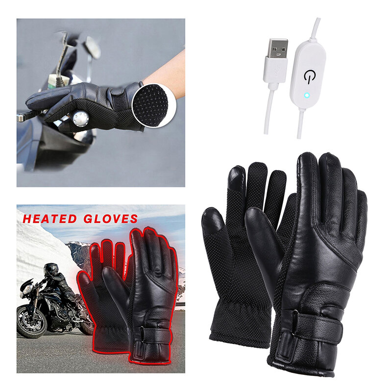 Outdoor Winter Beheizte Handschuhe Wasserdicht Beheizte Handschuhe für Männer Frauen Thermische Beständig Touchscreen Nicht-slip Motorrad Reiten