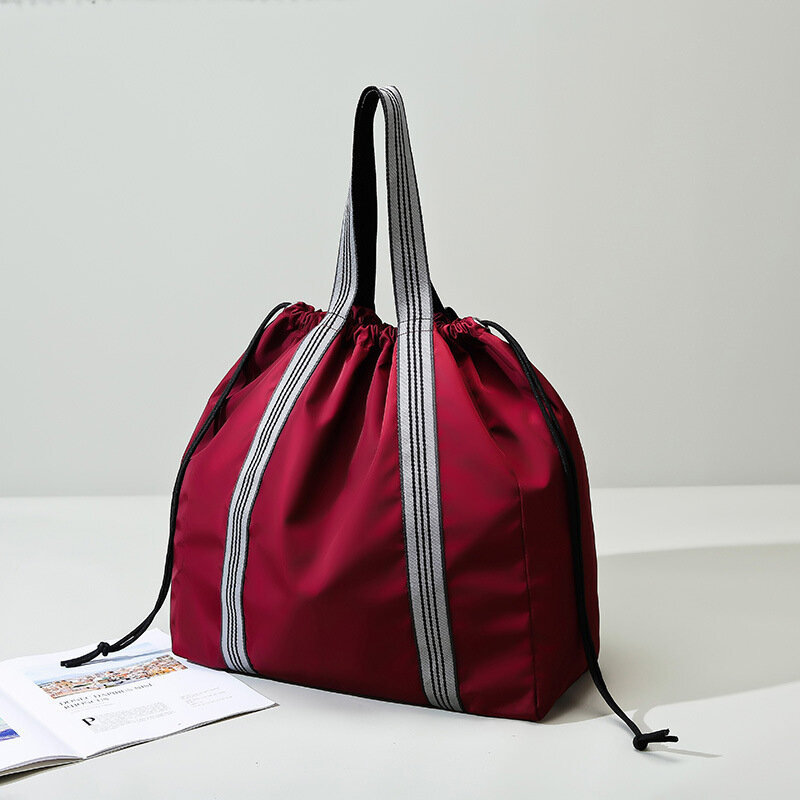 Вместительная дорожная сумка для женщин, большая сумка на плечо, сумка для выходных, вещевая сумка, повседневный спортивный мешок для спорт...