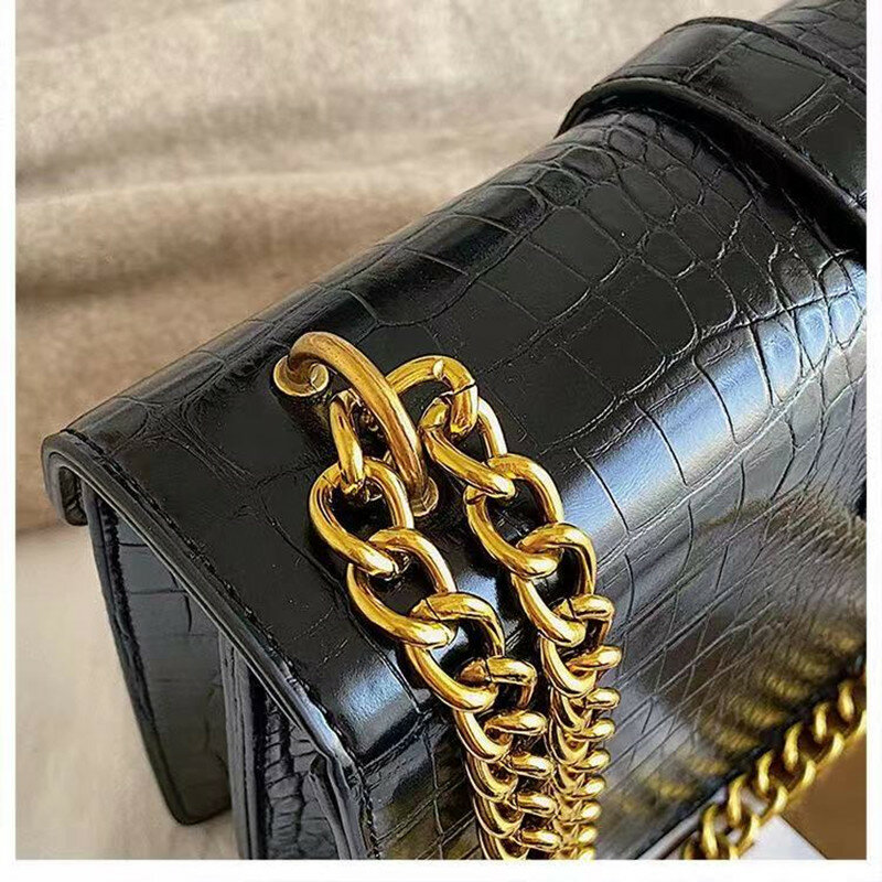 Krokodil Patroon Crossbody Tassen Voor Vrouwen Lady D Tas Cross Body Bag Vrouw 2021 Luxe Designer Handtas Portemonnees En Handtassen