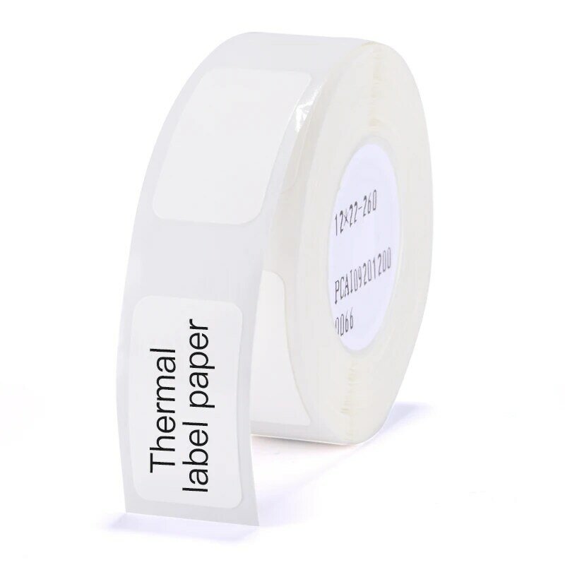 Etichetta del prezzo delle etichette semplici con codice a barre adesivo bianco autoadesivo NiiMbot