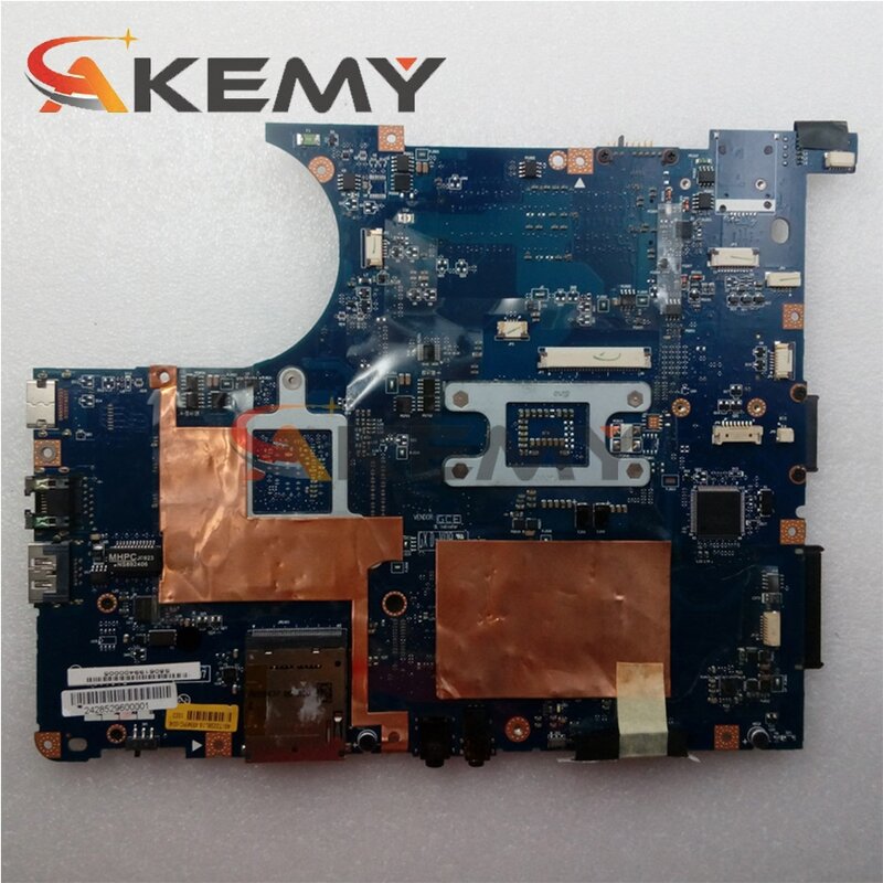 Akemy NIWBA LA-5371P เมนบอร์ดแล็ปท็อปสำหรับ Lenovo Y550 Y550P บอร์ดหลัก HM55สนับสนุนเฉพาะ I3 I5 CPU ฟรี I5 CPU