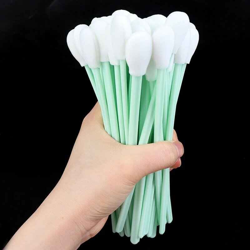 50pcs Foam Tipped Cleaning Swabs Cleaning Stick For  Large Format Printhead Printer Cleaning Tool