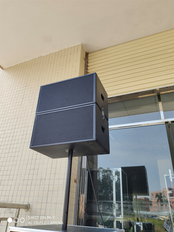 Profissional de áudio dj linha disposição alto-falante q1 para o console digital do monitor palco áudio dj mixer amplificador potência woofer 2*10 i