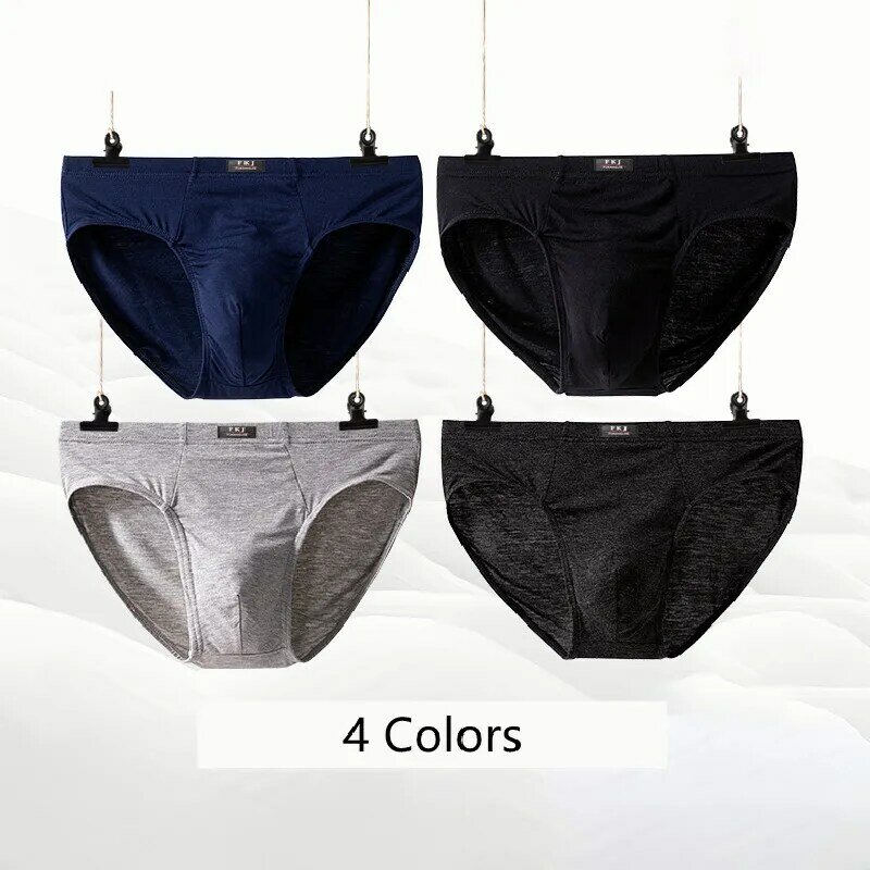 Sexy Men Briefs Underwear Mens Brief Modal Ropa Interior Hombre Slip Gay Sous Vetement Size XL-3XL