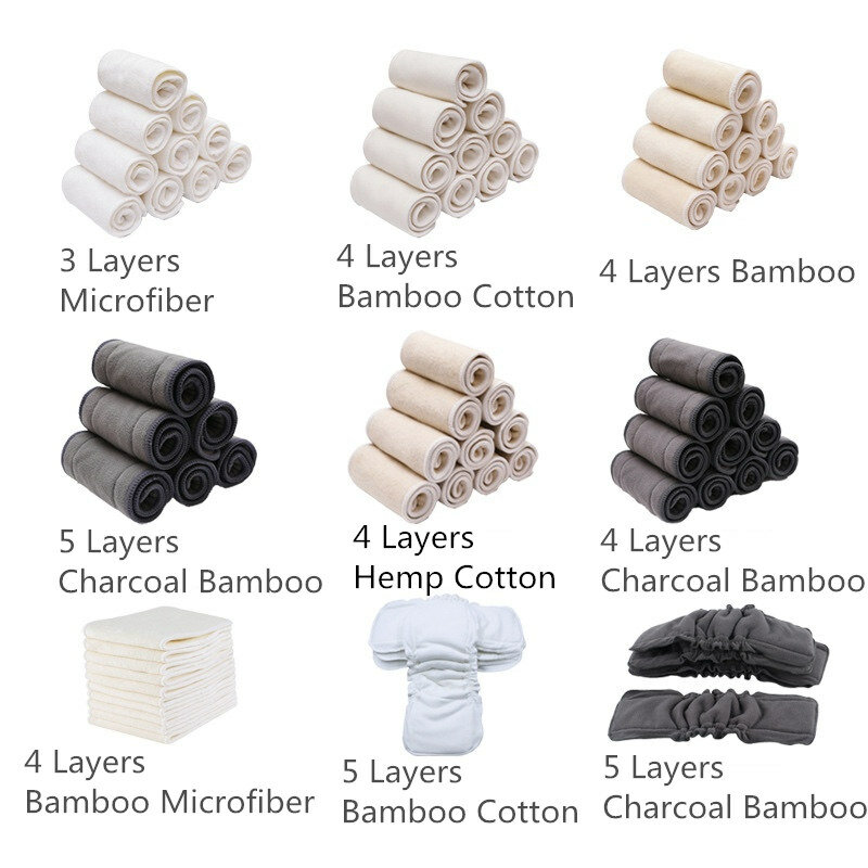 [Mumsbest] pannolini di stoffa impermeabili lavabili ecologici per bambini pantaloni riutilizzabili per bambini riutilizzabili 0-2 anni 3-15kg pannolino tascabile