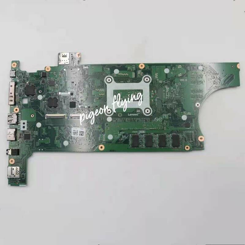Voor Lenovo Thinkpad T490 T590 Laptop Moederbord Met I7-8565U 8GB-RAM FT490/FT492/FT590/FT591 NM-B901 100% Test ok