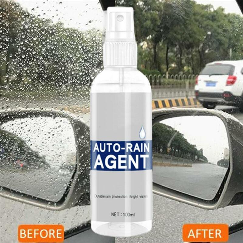 Revestimento antichuva para para-brisa de automóvel, 100ml, agente anti-chuva para vidro, anti-neblina, revestimento nano hidrofóbico para automóveis
