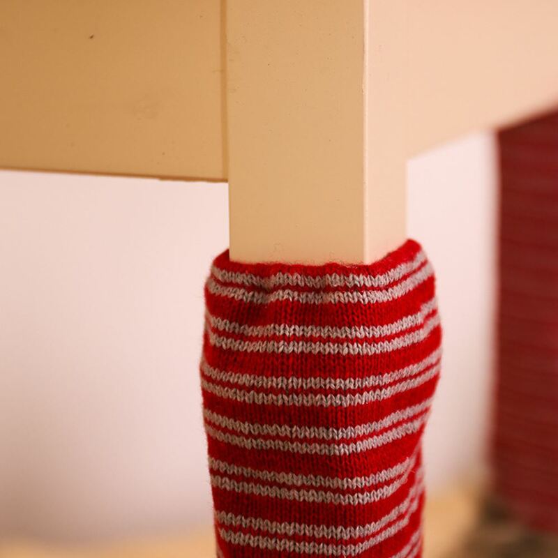 Cubiertas para pies de Silla, decoración de Navidad para el hogar, adorno de mesa, decoración de fiesta de Navidad, regalo de Año Nuevo, 1 pieza, 2020