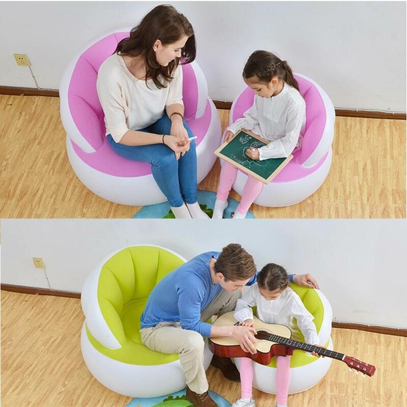 Nova criança inflável do bebê infantil parentalidade alta qualidade sala de estar quarto interior seguro e conforto cadeira do sofá portátil
