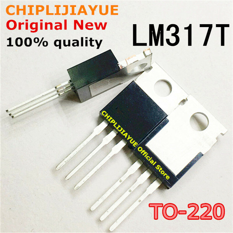 10Pcs LM317T TO220 LM317 Te-220 317 1.2V-37V 1.5A Nieuwe En Originele Ic Chipset