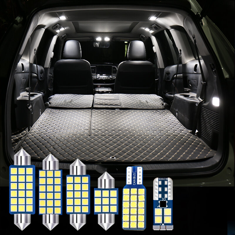 2 pz LED Numero Targa Luce Lampada compatibile con Jeep Cherokee KL 2014 2015 2016 2017 2018 2019 2020 