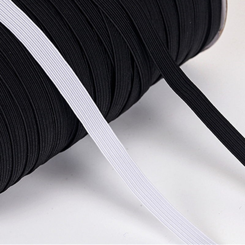 Ruban élastique en spandex pour couture, 3/6/8/10/12 mm, 4,5 m/lot, bande de tissu très extensible, accessoire pour vêtements, DIY