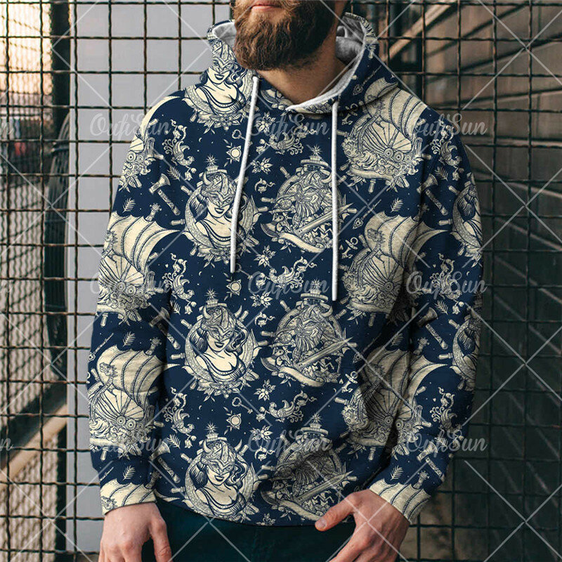 Sweatshirt Männer Plus Samt Streetwear 3D drucken mode Hoodie Pullover Mens Hoodies tops drop verschiffen