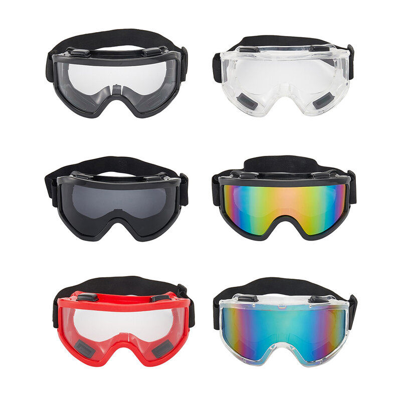 ความปลอดภัยรถจักรยานยนต์แว่นตา Windproof Anti-Shock UV Protection Ski Goggles
