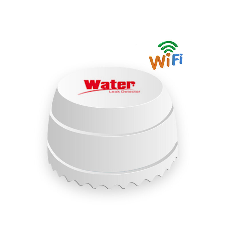 EARYKONG Detektor Air Wifi Sensor Kebocoran Alarm Detektor Kebocoran Suara Tuyasmart Kehidupan Pintar Aplikasi Keamanan Luapan Peringatan Banjir