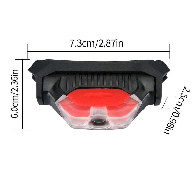 Faro LED multifunción con 4 modos, minilámpara de cabeza, resistente al agua, blanco, rojo, linterna frontal con diadema