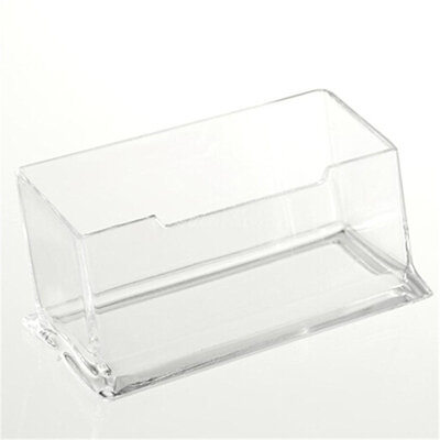 1 PCS Clear Acrylic Plastic Desktop Business Card Holders Display Stands
