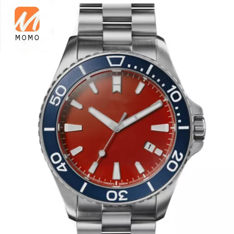 Nowe automatyczne zegarki do nurkowania dla człowieka z ceramiczna ramka szkiełka zegarka 300m wodoodporne zegarki na rękę