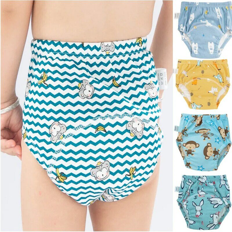 Newborn Baby Training Diapers Adjustable Cloth Diapers Underwear Pant Diaper Cover Reusable Washable Baby Nappies Infant Panties